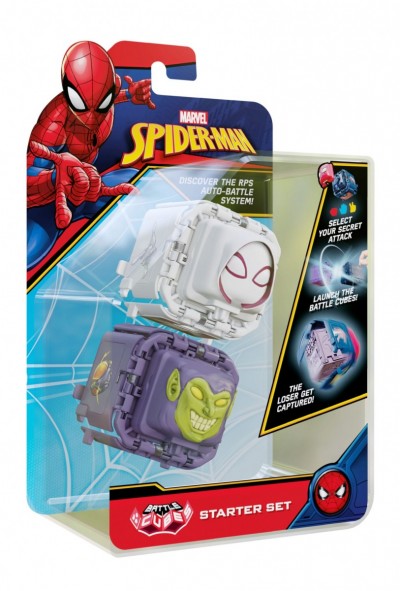 SPIDER-GWEN VS GREEN GOBLIN SET BATTLE CUBES